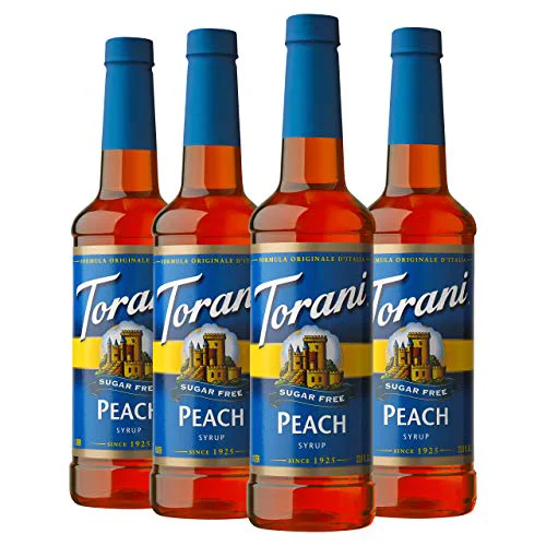 Carefully Designed Sugar Peach Flavored Drink Syrup 101.6 Fl Oz Next-Generation