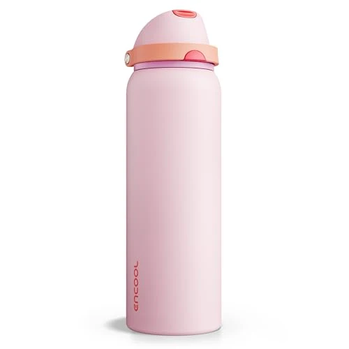 Unique Insulated Water Bottle with Straw Breathable