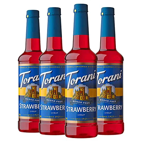 Stylish Sugar Strawberry Flavored Drink Syrup 101.6 Fl Oz Fine