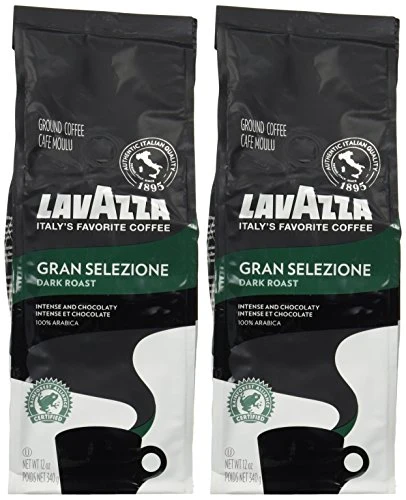 Exceptional Gran Selezione Dark Roast Ground Coffee 12oz 24 Ounce High-Grade