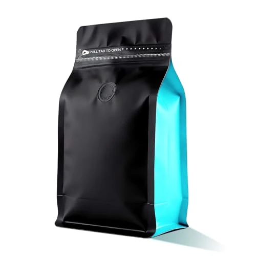 Official Coffee Bags with Valve 60 Count Stylish