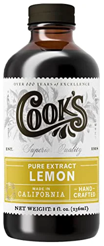 Reusable Pure Lemon Extract 8 Fl Oz Premium