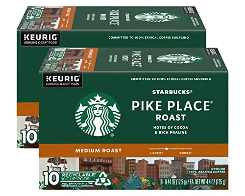 Safe Pike Place Roast Medium Keurig K 20 Count Sophisticated
