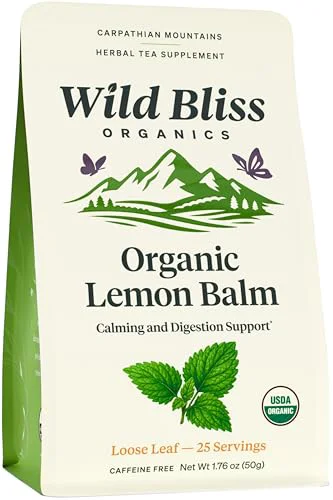 Traditional Organic Lemon Balm Tea 25 Count Breathable