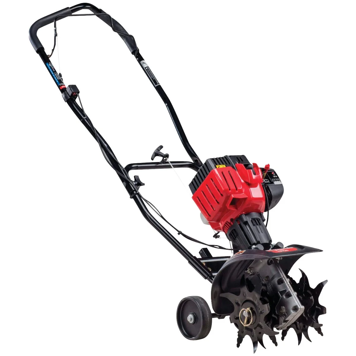 Proven Troy-Bilt TB225 9 In. 25cc Mid Tine Forward-Rotating Garden Tiller Cultivator Green