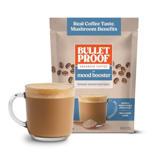 Solid Mood Booster Latte Instant Mushroom Coffee 4.7oz 4.7 Ounce Proven