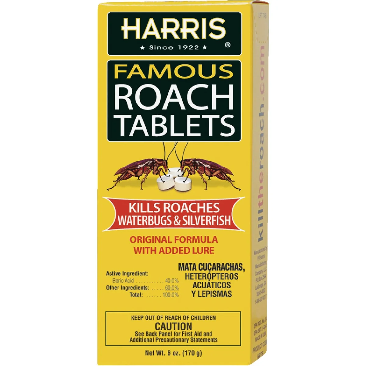 Premium Material Harris 6 Oz. Ready To Use Tablets Silverfish Roach Killer High-Quality