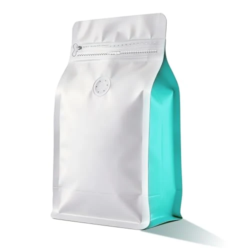 Premium Material Coffee Bags with Valve 60 Count Versatile