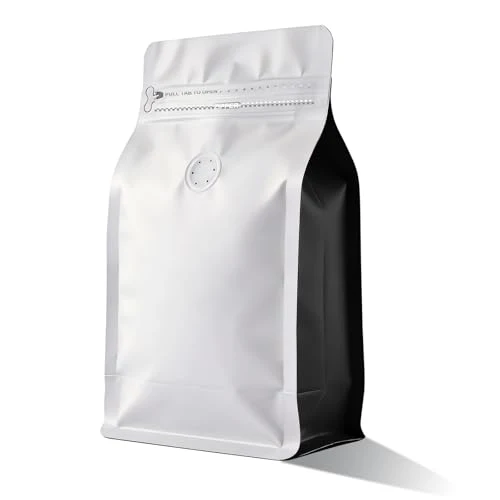 High-Quality Coffee Bags with Valve 60 Count Carefully Designed