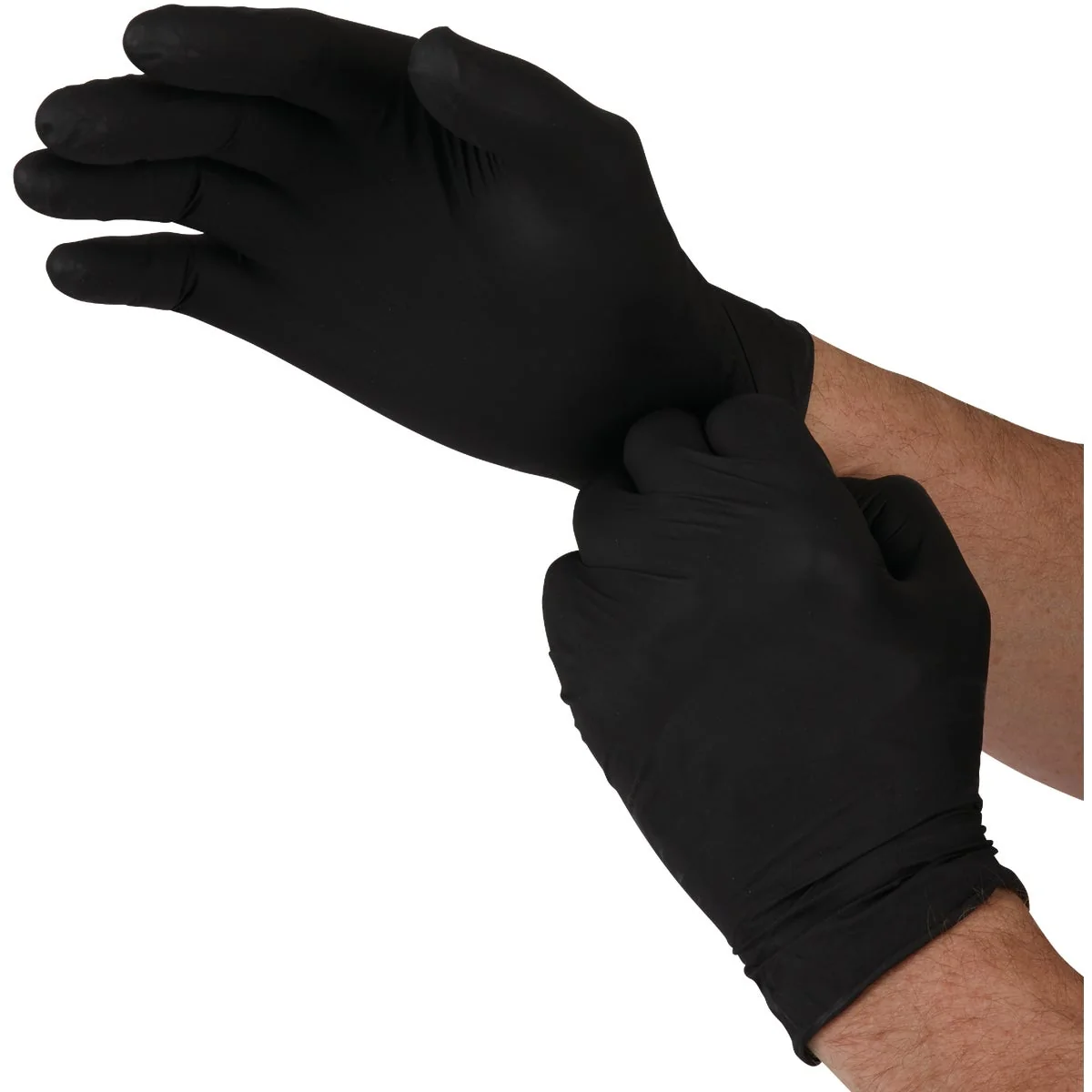 High-Grade Boss Medium Black Nitrile 4 Mil Disposable Gloves 100-Pack Expertly Made