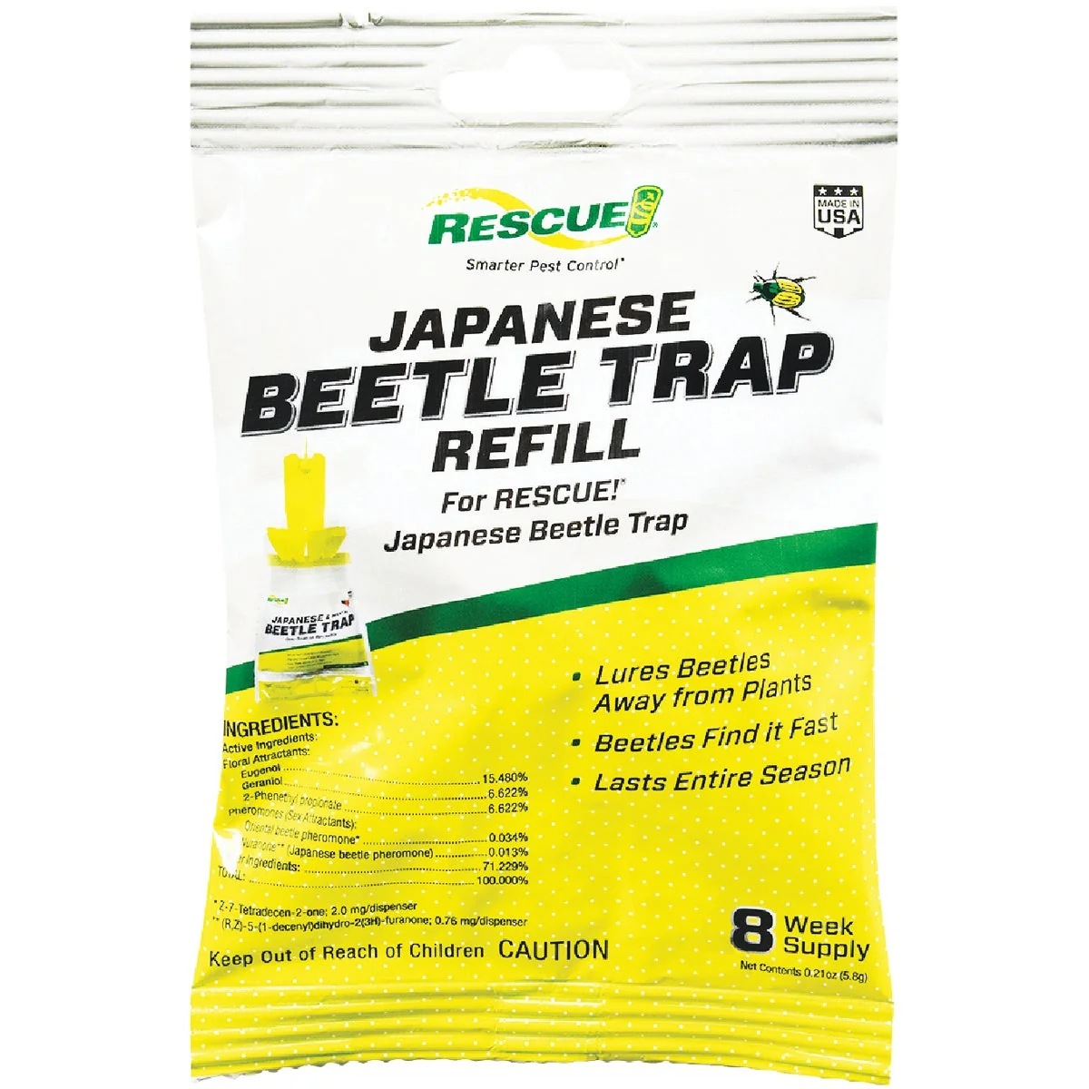 High-Quality Rescue Plastic Japanese Beetle Trap Refill Professional