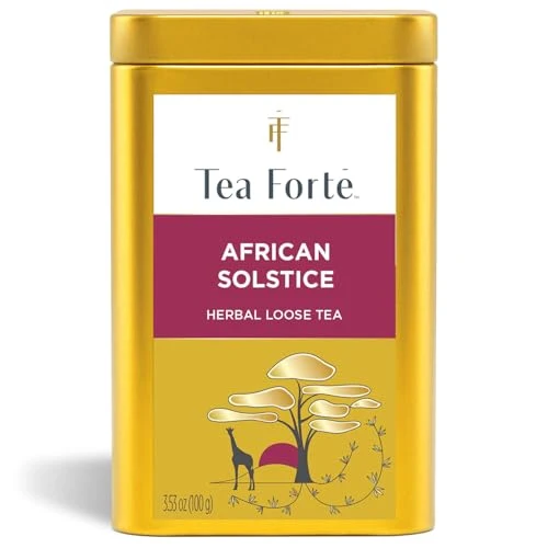Easy-to-Use African Solstice Loose Leaf Tea Canister 3.53 Ounce Practical