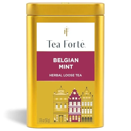 Premium Belgian Mint Loose Leaf Tea Canister Efficient