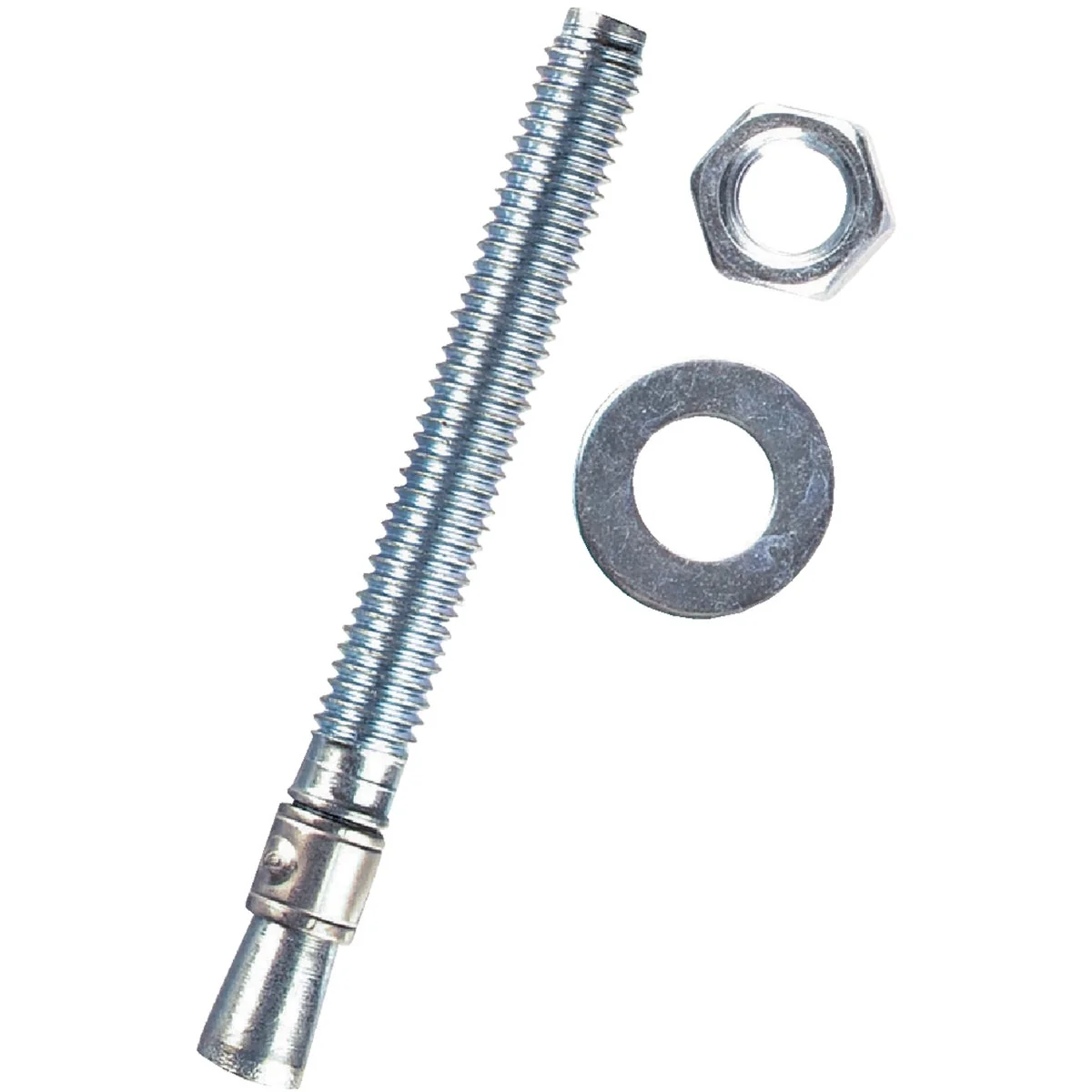Fine Red Head 3 8 In. x 3-3 4 In. Zinc Red Head Wedge Anchor 50 Ct. Long-Lasting