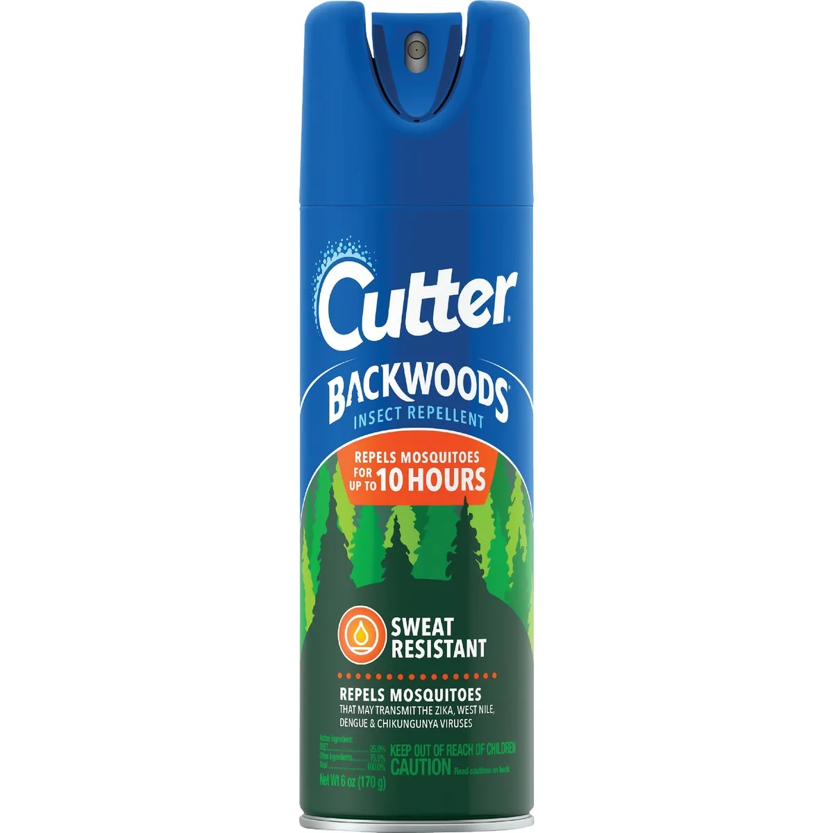 Original Cutter Backwoods 6 Oz. Insect Repellent Aerosol Spray Artisan