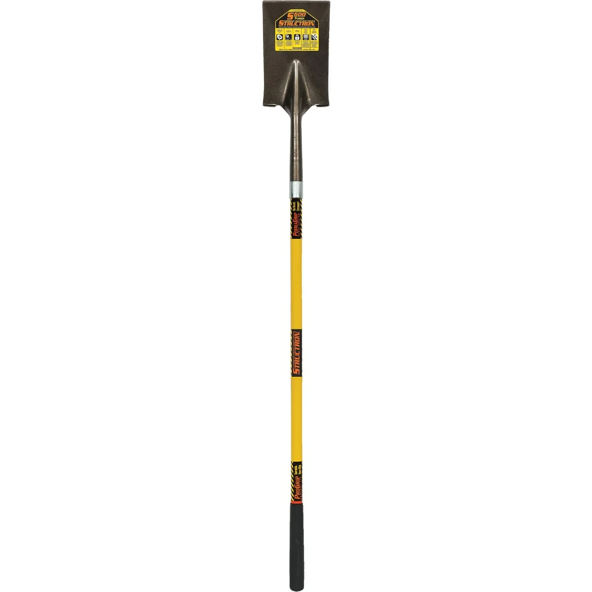 Original Design Structron S600 Power 48 In. Fiberglass Handle Square Point Garden Spade Fine