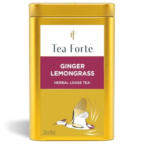 Advanced Ginger Lemongrass Loose Leaf Tea Canister 2.82 Ounce Modern