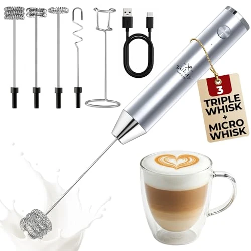 Fast Rechargeable Milk Frother Handheld Secure