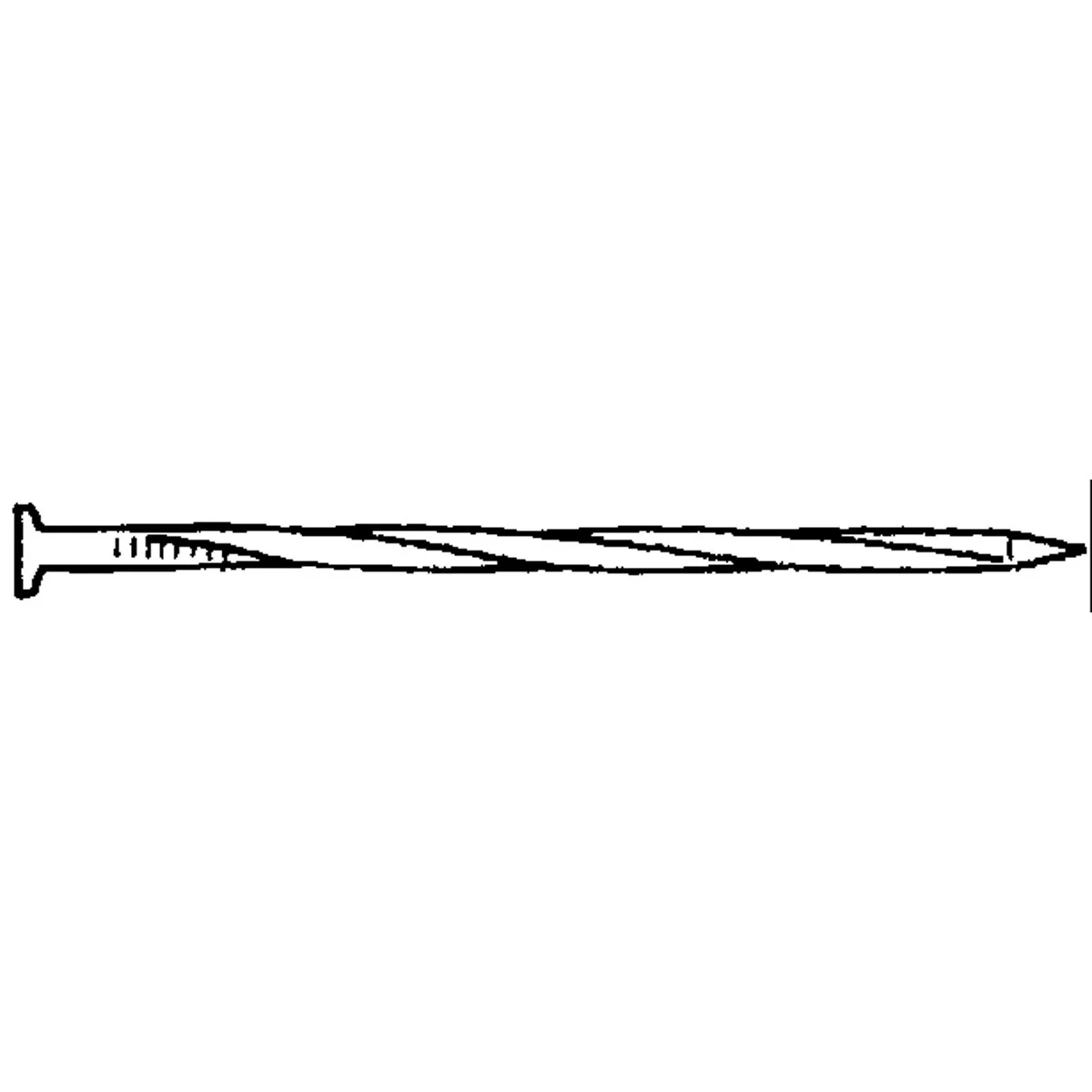 Reusable Do it 8 In. 5 16 Dia. Hot Galvanized Spiral Landscape Spikes 12 Ct. 2 Lb. Natural