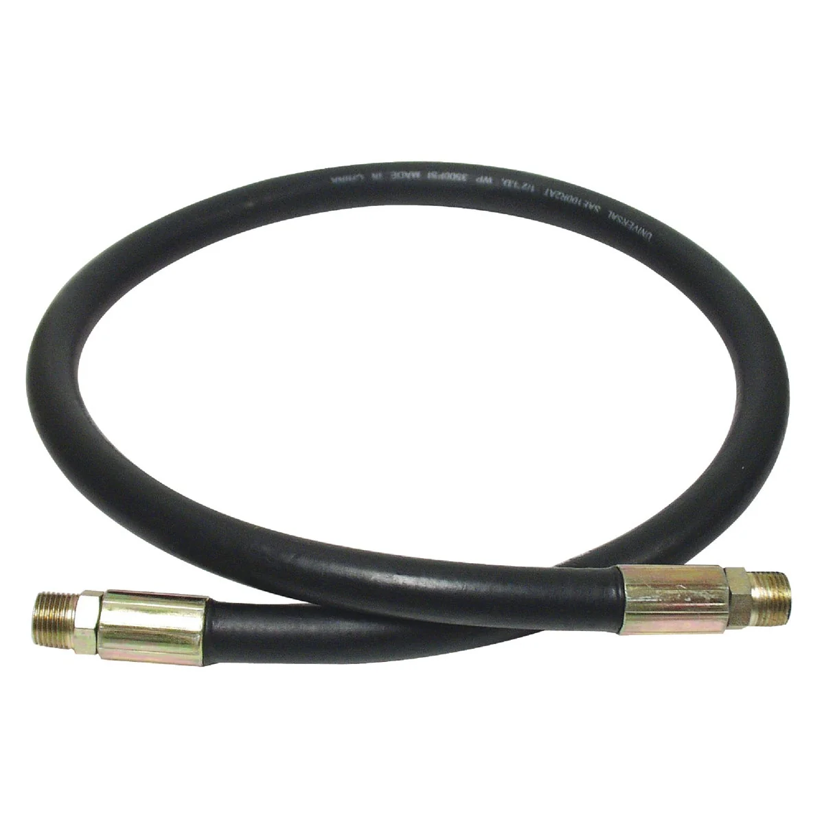 Fast Apache 1 2 In. x 24 In. Male to Male Hydraulic Hose Enhanced