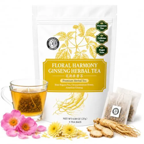 Fast Calm Focus Natural Vitality Traditional Chinese Herbal Tea for Modern Wellness 5 Count Eco-Friendly