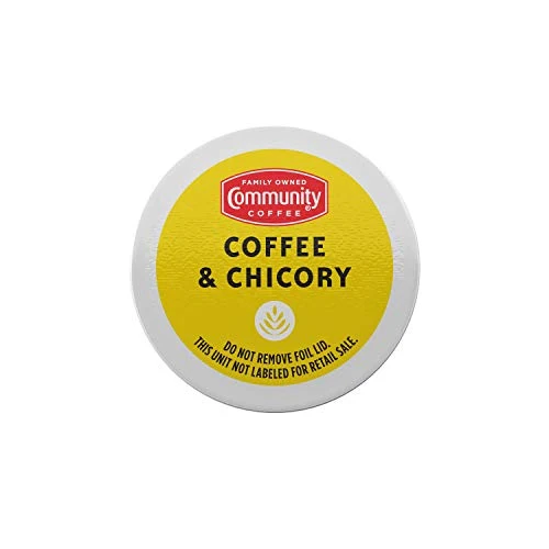 Elegant Chicory Dark Roast Coffee Pods 80 Count Convenient