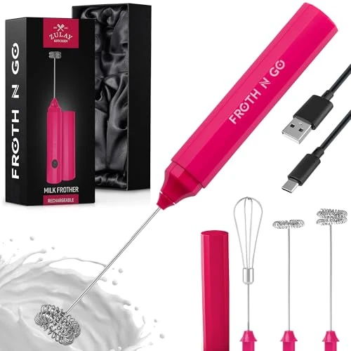 Optimized Zulay Froth N Go Milk Frother Stylish