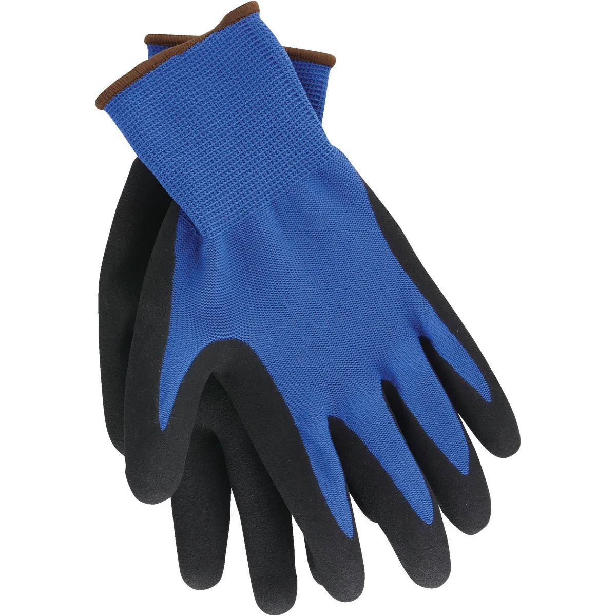Carefully Designed Do it Men’s Large Grip Latex Coated Glove Blue Reliable