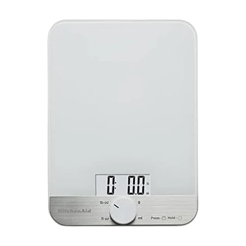User-Friendly KQ908 Glass Surface 11 Pound Capacity Digital Kitchen and Food Scale Modern