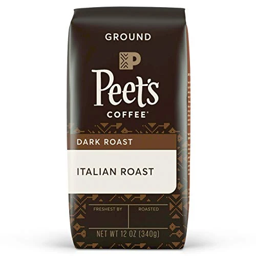 Official Italian Roast Dark Roast Ground Coffee 12 Ounce World-Class