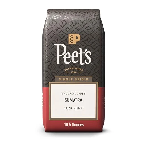 Trendy Dark Roast Ground Coffee 10.5 Ounce Reusable