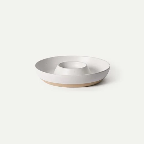 Official Ceramic Chips and Dip Serving Tray Fine Crafted