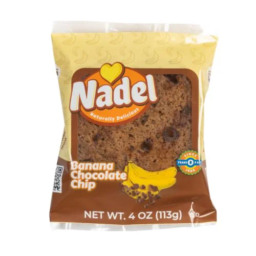Soft Nadel NATURALLY DELICIOUS BANANA CHOCOLATE CHIP CAKE Slices 96 Ounce Smart
