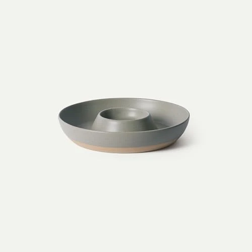 Next-Generation Mora Ceramic Chips and Dip Serving Tray Durable