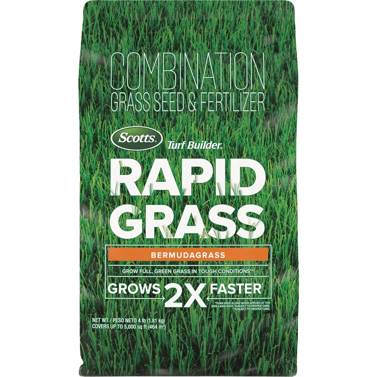Luxury Scotts Turf Builder Rapid Grass 4 Lb. Bermudagrass Seed Exclusive
