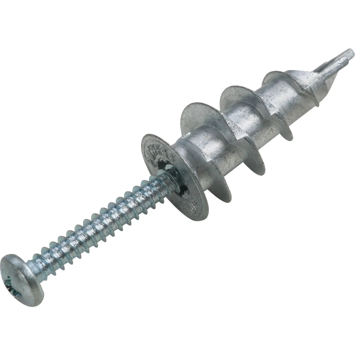 Specialty Hillman 8 Zinc Wallboard Self-Drilling Anchor with Screws 10 Ct. Refined