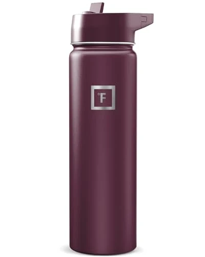 Sustainable 24 oz Wide Mouth Water Bottle with Straw Reliable
