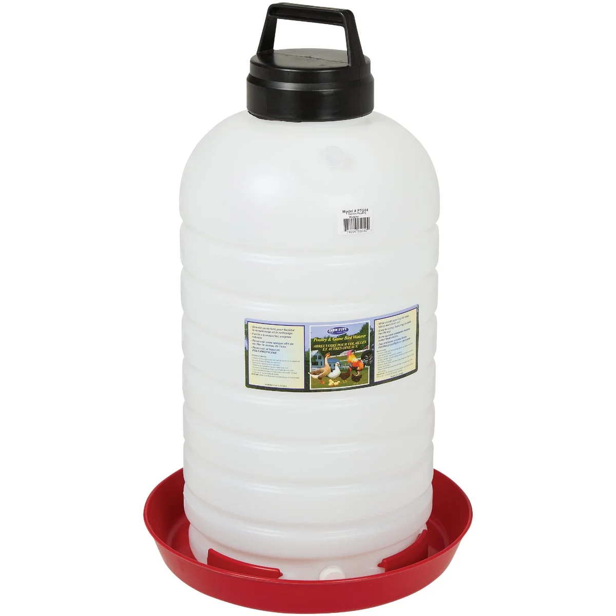 Minimalist Farm-Tuff 7 Gal. Top Fill Poultry Fountain Top-Quality