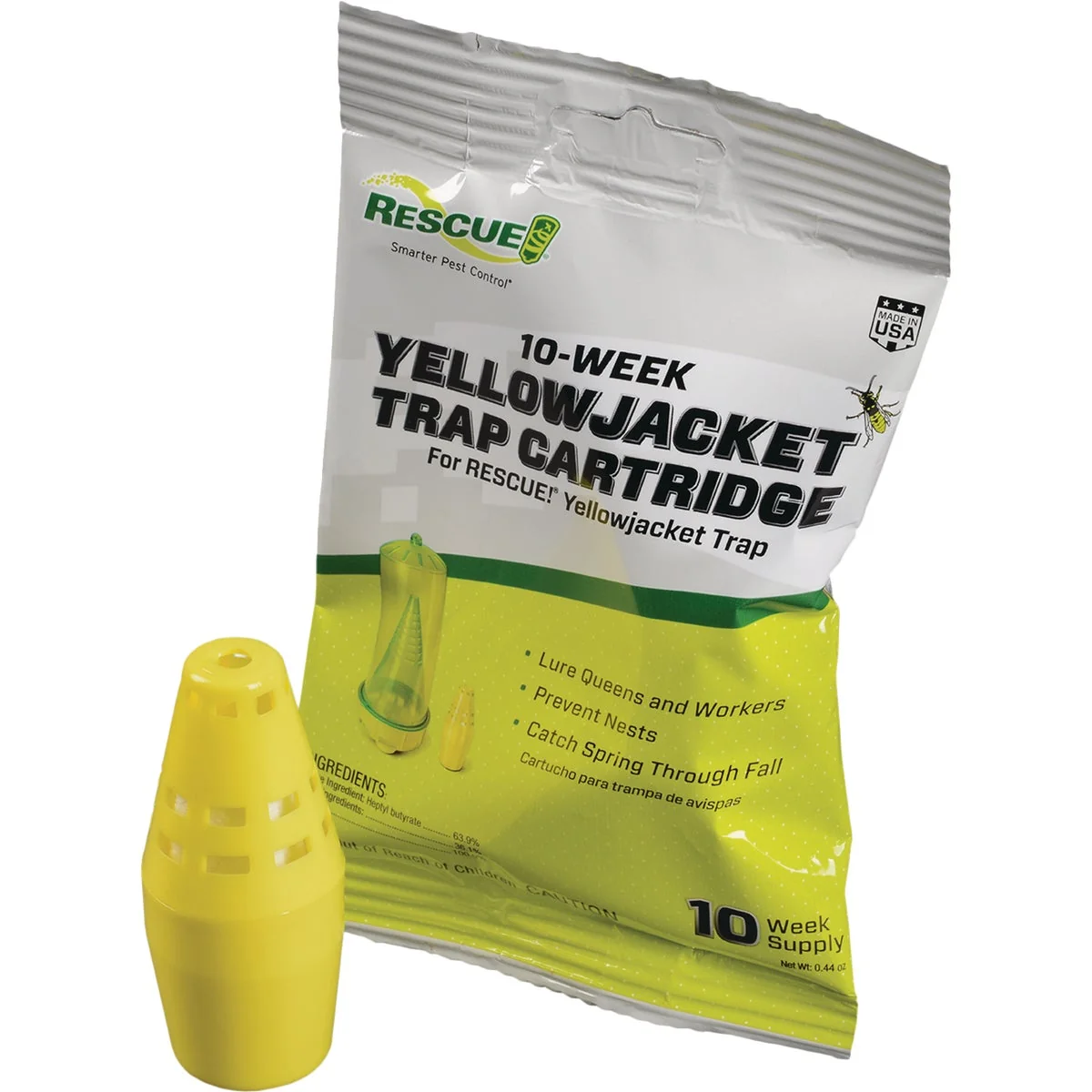 Long-Lasting Rescue 0.44 Oz. Liquid Outdoor Yellow Jacket Bait Cartridge Selected