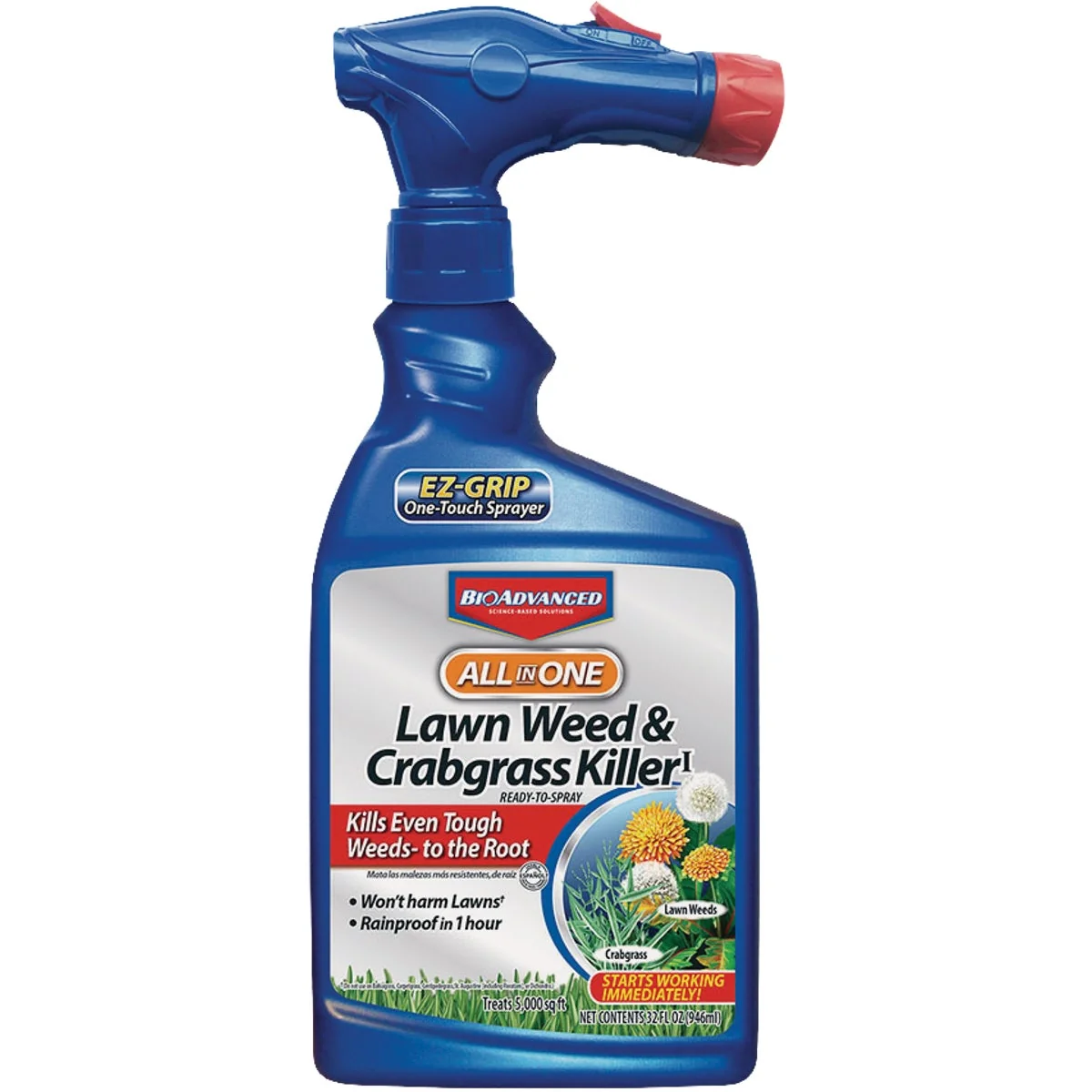 Top-Quality BioAdvanced All-in-1 32 Oz. Ready To Spray Crabgrass Weed Killer Elegant