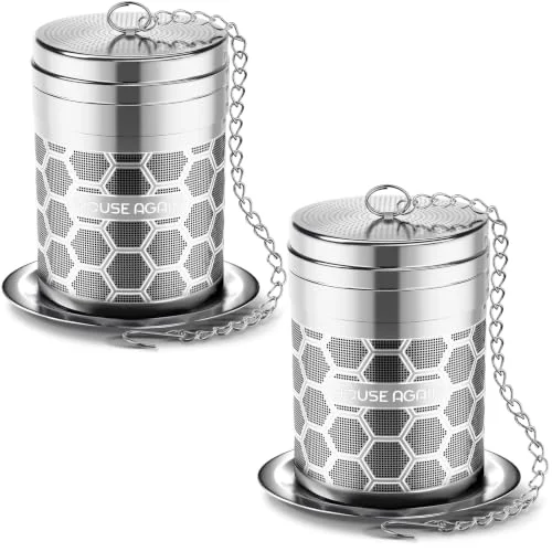 Elegant 2 Pack Large Tea Infusers 2 Count Classic