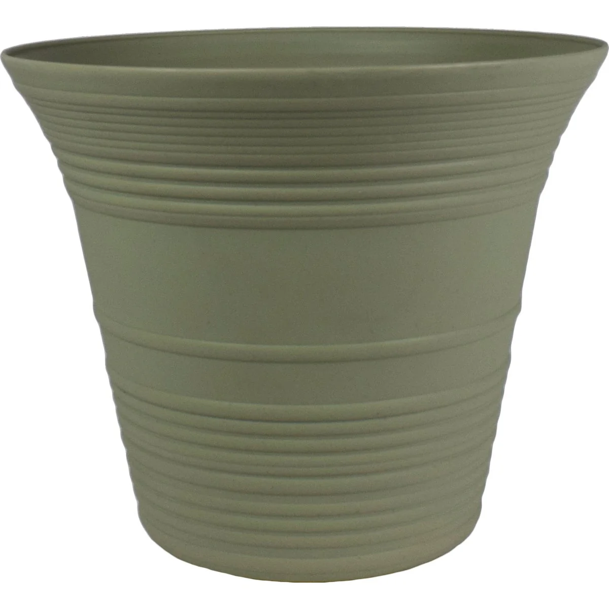 Flexible Myers Sedona 12 In. Dia. Polypropylene Seafoam Planter Official