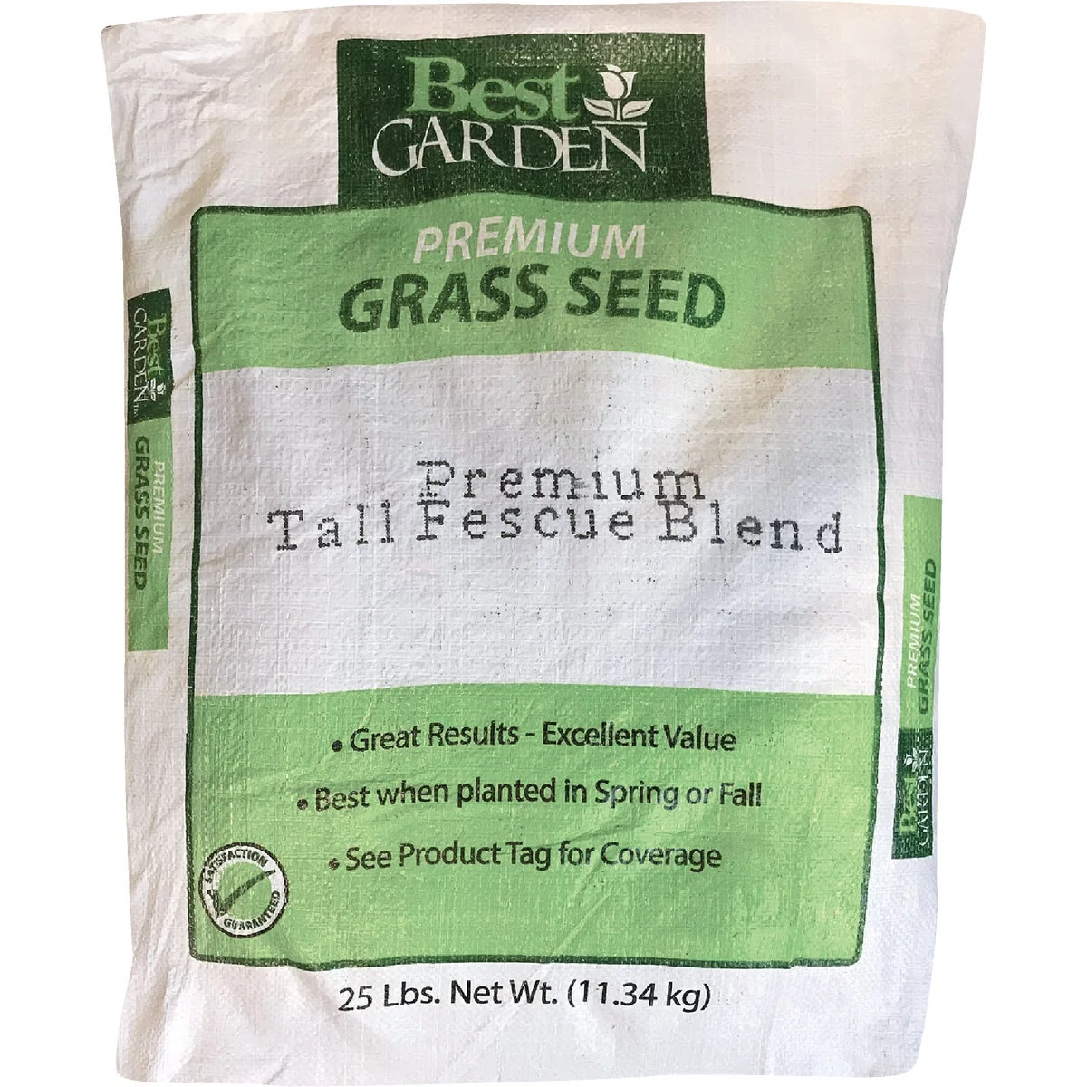 Consistent Garden 25 Lb. 4500 Sq. Ft. Coverage Sun to Partial Shade Grass Seed Traditional