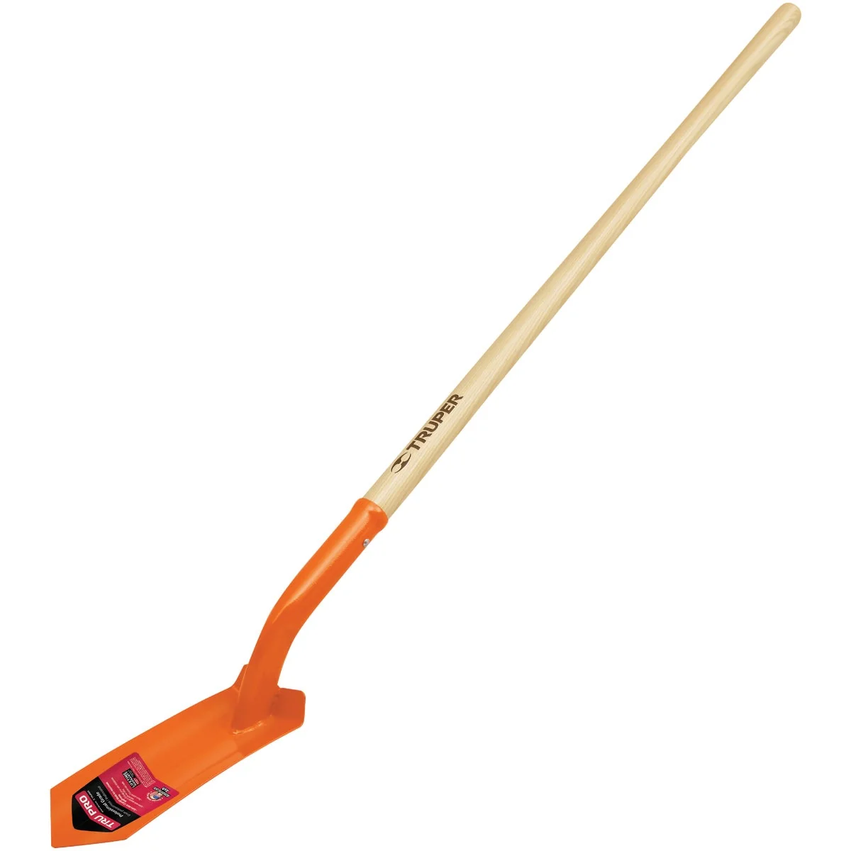 Soft Truper Pro 47 In. Wood Handle Trench Shovel Sustainable