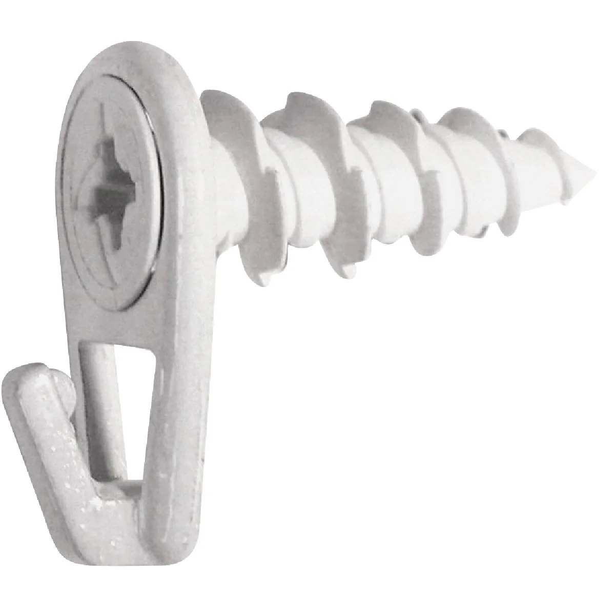 Professional Hillman Anchor Wire 50 Lb. Capacity White Self-Drilling Wall Driller Picture Hanger 2 Count Original