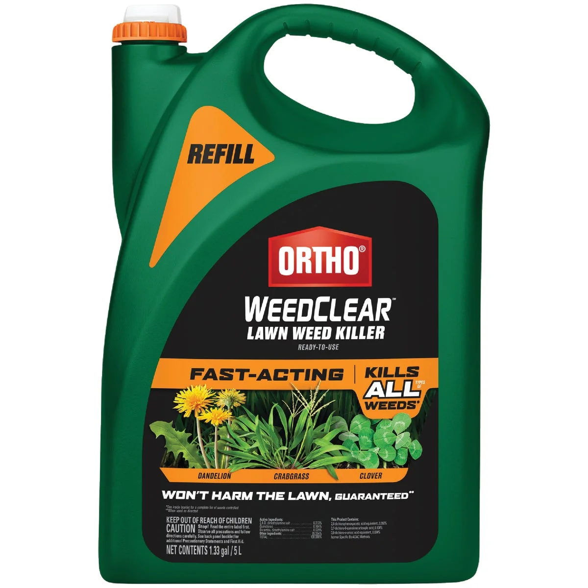 Prestigious Ortho WeedClear 1.33 Gal. Ready To Use Refill Northern Lawn Weed Killer Clean