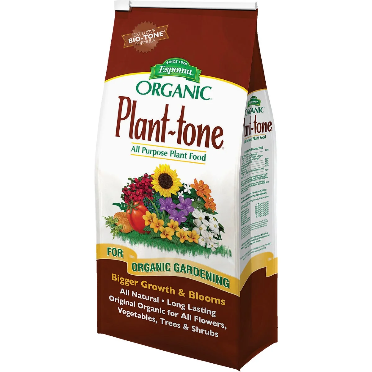 Certified Espoma Organic 4 Lb. 5-3-3 Plant-tone Dry Plant food Fine