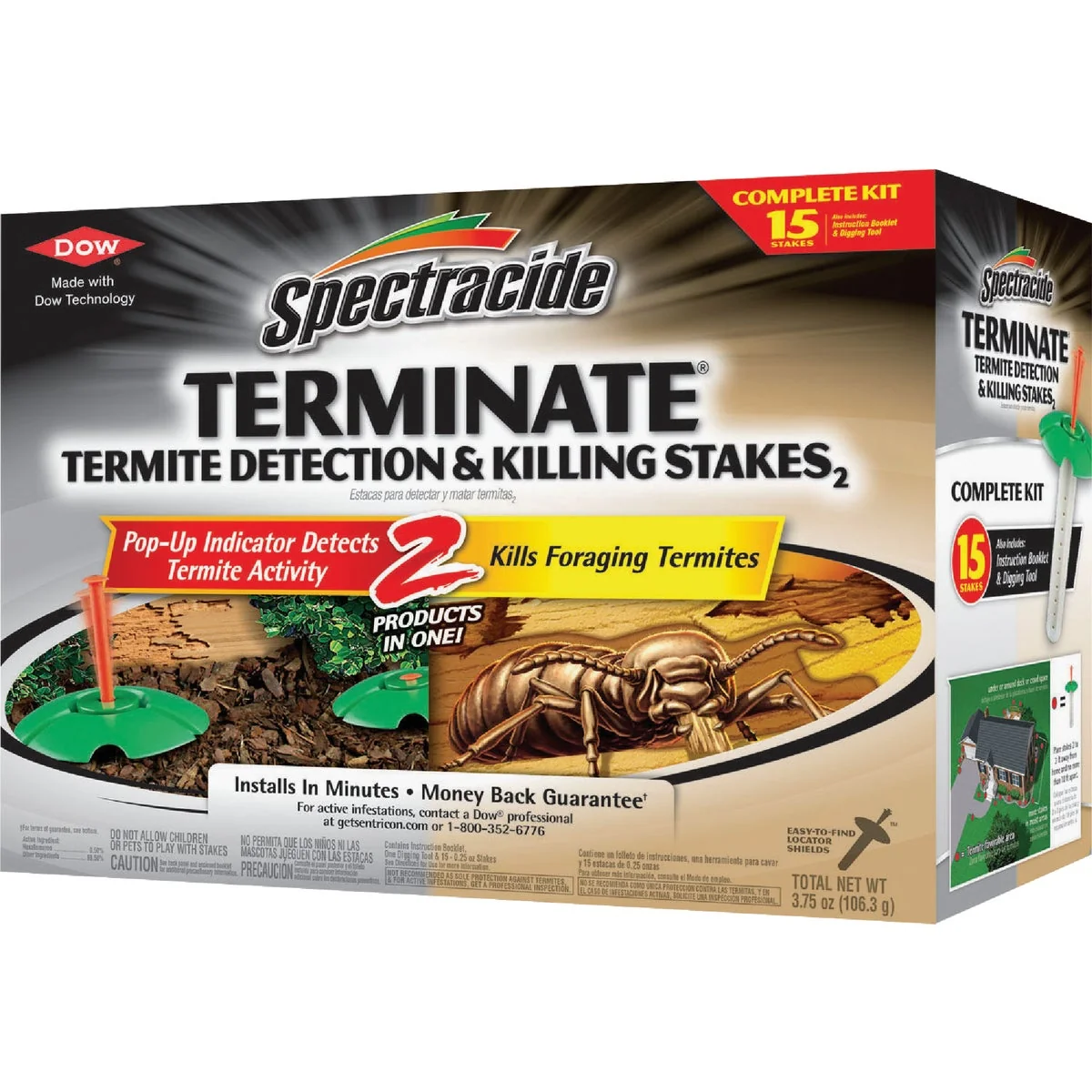 Premium Spectracide Terminate 15-Stake Termite Killer Healthy