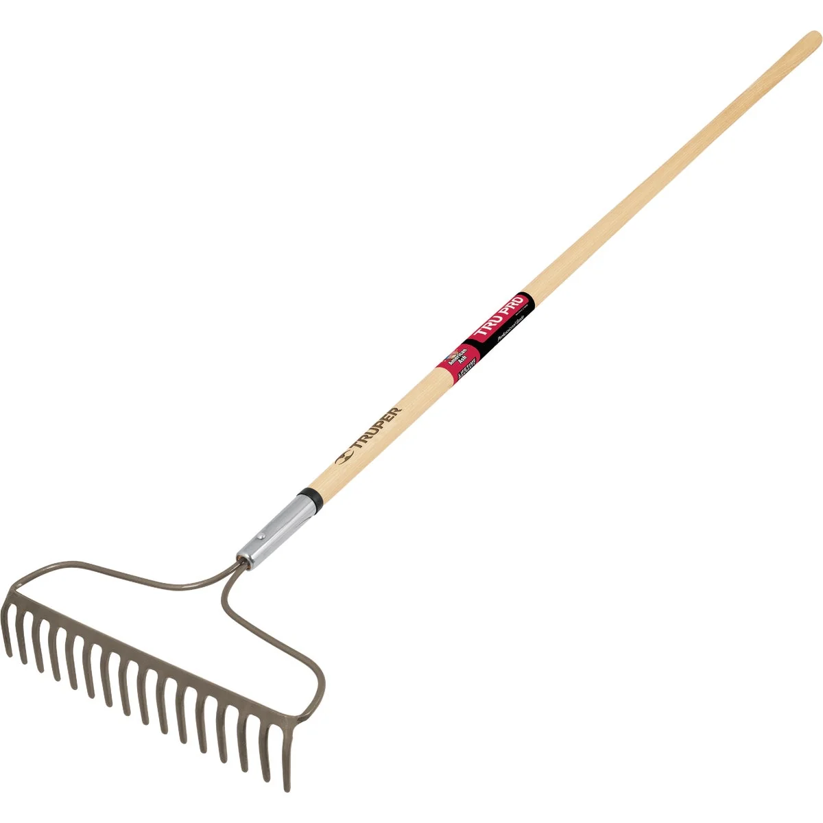 High-Performance Truper Pro Forged 16.5 In. Steel Bow Garden Rake 16-Tine Eco-Friendly