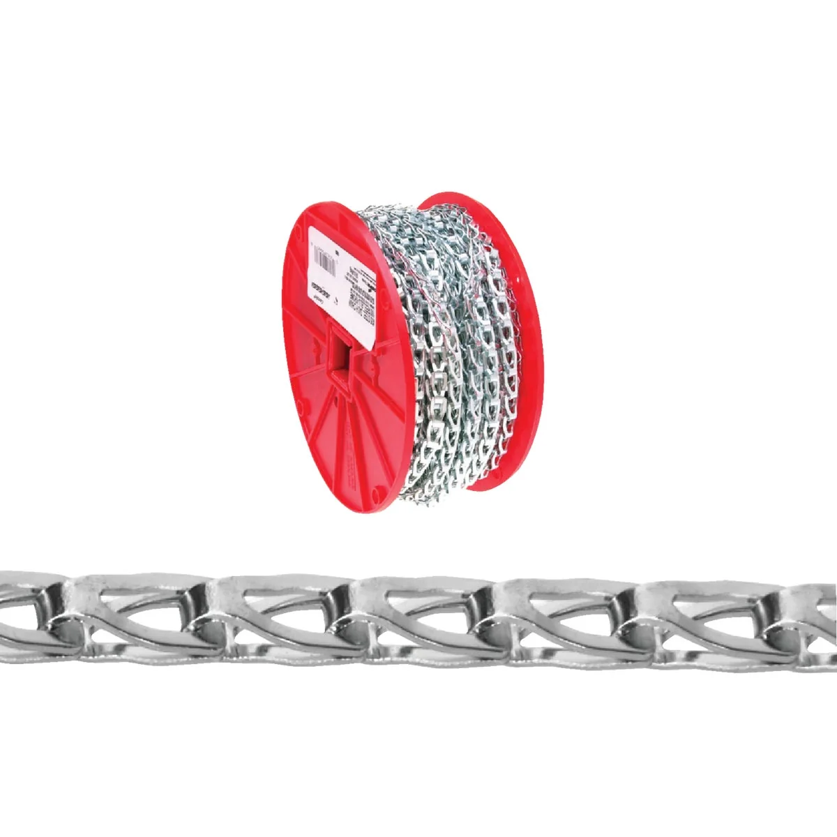 Expertly Made Campbell 35 100 Ft. Zinc-Plated Low-Carbon Steel Coil Chain Contemporary